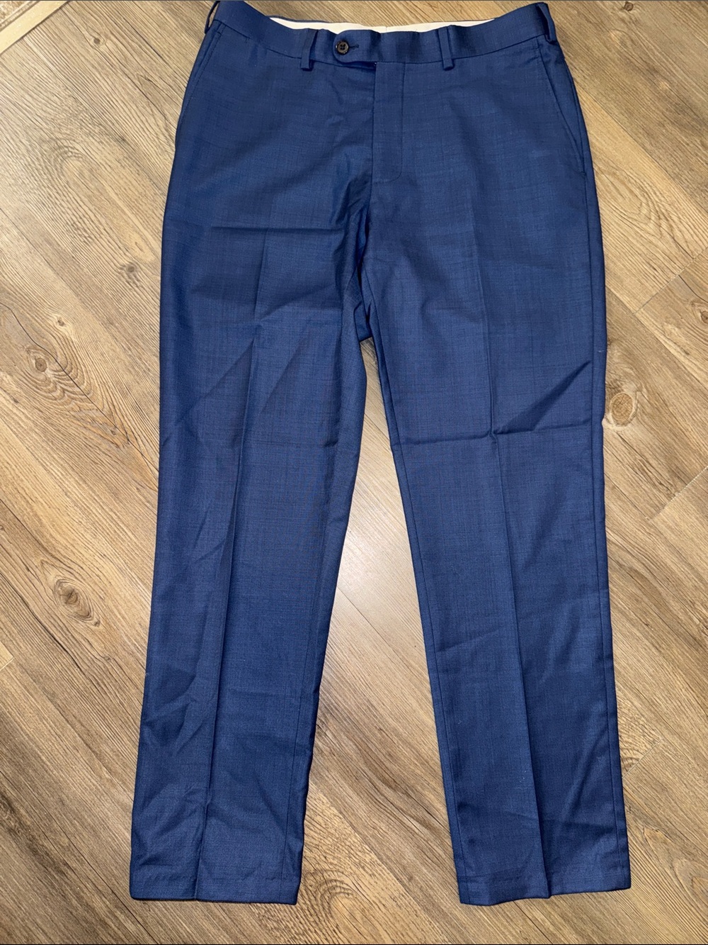 Vitale Barberis Canonico Classic Navy Tailored Formal Trousers 24x28 Like New!